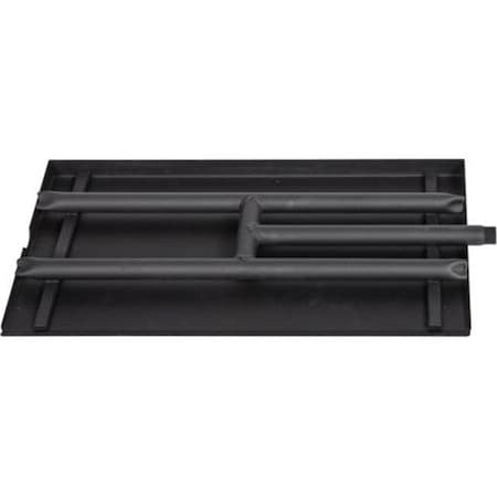 Dagan Dagan GP-18 Gas Ember Pan - H-Burner; Black GP-18